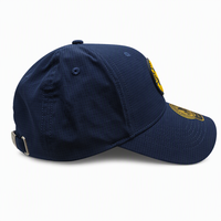 Casquette de baseball 6 panneaux avec patch en caoutchouc vintage, respirante, imperméable, formelle, décontractée, unisexe, pour toutes les saisons, sport, voyage