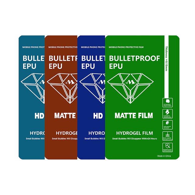 Free Shipping HD Matte 120*180mm Auto-repair Scratch-proof EPU Hydrogel Film Cutting Screen Guard Film for Mobile Phone