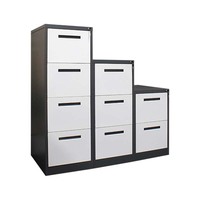 Archivador Metálico Vertical de Gran Capacidad para Oficina u Hogar, con 2, 3 o 4 Cajones para Documentos A4