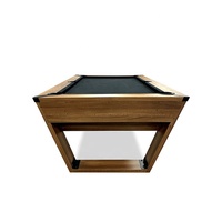 Table de billard moderne personnalisable Spower SZX-B013 7ft/8ft en MDF avec plateau en ardoise, écologique et durable, accessoires de retour de balles, garantie 1 an