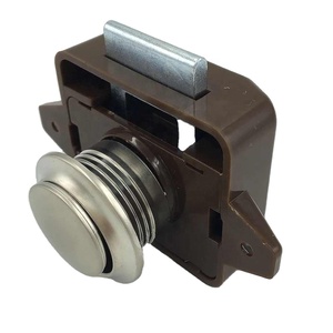 Latch Desk Drawer Lock RV Furniture Handle 2020new Push Button Catch Lock Cupboard <strong>Door</strong> <strong>Knob</strong> Caravan Boat Cabinet Drawer - Product Image 3