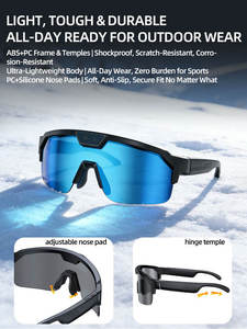Gafas Inteligentes con Cámara HD de 8MP, Video 1200P/4K, Resistentes al Agua IP68, Llamadas Inalámbricas, Reconocimiento de Objetos en Tiempo Real, Traducción IA - Product Image 6