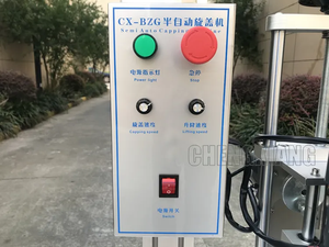 Machine de bouchage de bouteilles semi-automatique manuelle avec noyau de pompe pour bouteilles en métal et en plastique CX-BZG - Product Image 5