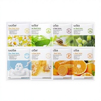 Masker Tanaman Peptide Gold 25g Tablet Pelembap Chamomile Aloe untuk Perawatan Kulit Wajah Kombinasi Melembapkan Secara Mendalam Masker Wajah