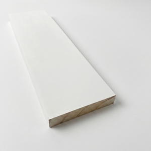 แผ่นไม้ตกแต่งแบบแบน ดีไซน์สี่เหลี่ยม ทนความชื้น เคลือบรองพื้น S4S - Product Image 1