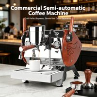 Machine à café expresso ITOP commerciale à 9 bars avec pompe rotative, Cafetera De Expreso, prix de gros d'usine