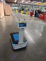 Robot de manutention de matériaux Follow-Assist, charge utile de 100 kg, mode entièrement autonome, navigation par fusion visuelle laser, manutention de matériaux chimiques