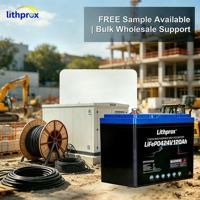Batterie de chariot élévateur électrique au phosphate de fer et de lithium de qualité A 24V 120AH pour entrepôt frigorifique, remplacement direct, MSDS UN38.3