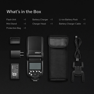 Nouveau Godox V850III 76W 2.4G GN60 Flash sans fil X System avec batterie Li-ion pour Canon, Nikon, Sony, <span class=keywords><strong>Pentax</strong></span>, Olympus - Product Image 6