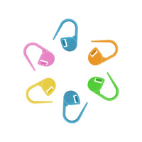 Épingles de sûreté en plastique pour bricolage, marqueurs de point de verrouillage, mélange de couleurs, marqueurs à tricoter, clips, kit crochet, ensemble de crochets