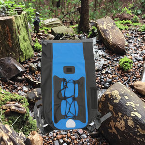 Mochila Impermeable de PVC para Senderismo al Aire Libre, 35L, con Cierre Enrollable, Logotipo Personalizado, para Viajes en Todas las Estaciones, Venta al Por Mayor de Fábrica - Product Image 3