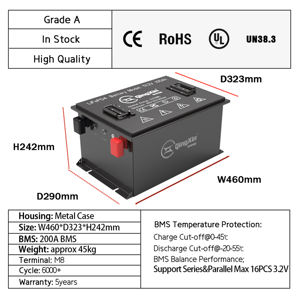 36V 48V 60V 72V Carrito de golf Batería de litio 51,2 V 105AH 150AH 210AH Se aplica a los carros de golf Club Car <span class=keywords><strong>YAMAHA</strong></span> E-Z-GO - Product Image 6