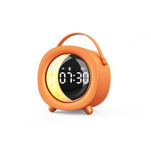 Altavoz Inalámbrico Portátil WESDAR Mini con Bluetooth <span class=keywords><strong>5</strong></span>.3, Luz RGB, Reloj Despertador y Radio FM, Sonido Potente para Decoración del Hogar y Camping - Product Image 1