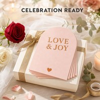 Carte de vœux personnalisée en papier artistique en forme de cœur avec impression numérique pour mariages et festivals, faible MOQ