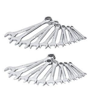 Set di Chiavi Combinate Industriali a Doppia Testa in Acciaio al Carbonio, 24 Pezzi Multi-Specifica, Personalizzabile OEM, 12 Pezzi Imperiali - Product Image 1