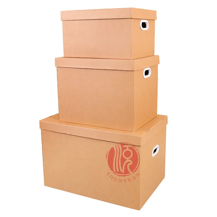 Big Craft Kraft papier für Verpackungs boxen Geschenk karton Große Falte bewegliche Wellpappe kartons ch achtel