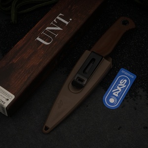 Couteau à lame fixe HUNT BM203 en acier inoxydable, pointe tombante, fourreau, manche en Micarta, couteau de survie pour l'extérieur, prend en charge OEM ODM - Product Image 5