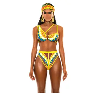 African Printed Swimsuit-women One Piece Swimwear Cut Out Monokini Bather 2020 Beach Bathing Suits Swimwear