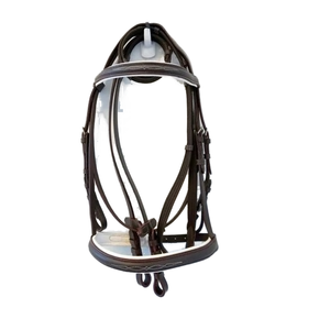 "L'élégance équestre: Bride en cuir de cheval fabriquée à la main pour un style intemporel et une performance supérieure" - Product Image 1