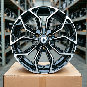 Jantes en aluminium haute performance Jihoo de 14/<span class=keywords><strong>15</strong></span> <span class=keywords><strong>pouces</strong></span> 4x100 noires/gunmetal pour <span class=keywords><strong>Renault</strong></span> - Product Image 3