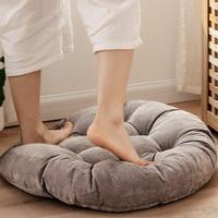 Coussin de sol de méditation en velours côtelé, coussins de sol ronds, coussins de siège d'extérieur pour chaise de Yoga, canapé, Tatami, Patio, chambre