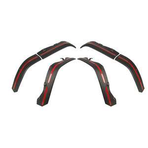 Bavettes larges et étroites bavettes ABS noir mat avec garde-boue pour Suzuki <span class=keywords><strong>Jimny</strong></span> 5 portes 3 portes JC74 JB74xl 2018 + - Product Image 6