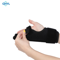 Attelle de fixation réglable pour main cassée (doigt médian) avec logo personnalisé, support de poignet pour fracture