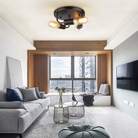 Plafonnier transfrontalier moderne pour restaurant, salle d'étude, magasin de vêtements, salon, avec douille E27 personnalisée