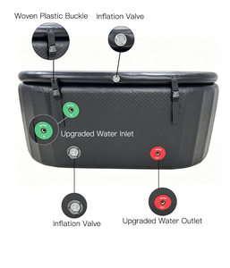 Bain froid gonflable professionnel 8 cm avec technologie Drop Stitch et refroidisseur d'eau intégré pour bain de glace - Product Image 2