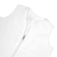 Gigoteuse pour nouveau-né et tout-petit, sans manches, grande taille, écologique, 100% coton, fermeture éclair, respirante, 0,5/1,0 Tog, vêtements portables pour bébé