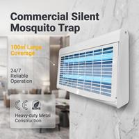 Piège à mouches Zapper Lifting Guard avec plaque collante et tube lumineux UV anti-reflet mat pour la lutte antiparasitaire