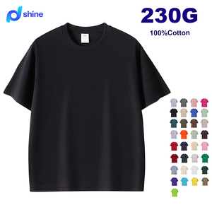 <span class=keywords><strong>T</strong></span>-<span class=keywords><strong>shirt</strong></span> Unisex in Cotone 100% da 230gsm, Magliette Bianche a Manica Corta Tinta Unita da <span class=keywords><strong>Uomo</strong></span> e Donna, all'Ingrosso - Product Image 1