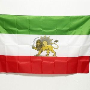 Bannières de drapeau national en polyester 100D de haute qualité 90x150cm ancien iranien meilleur prix agriculture éducation agence de voyage numérique - Product Image 3
