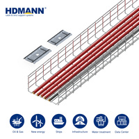 Hdmann CE IEC Certifié - Chemin de câbles en treillis métallique galvanisé pour le routage de câbles électriques aériens dans les raffineries de sucre