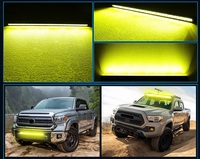 Barre lumineuse LED étanche de 40 pouces à faisceau spot unique, lumière blanche, pour montage sur pare-chocs de toit de camions et bateaux