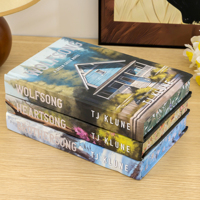 Service d'impression de livres reliés personnalisés avec bords colorés pulvérisés, en carton, reliure parfaite