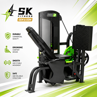 Machine de presse à jambes assise SK Commercial à charge par broches pour l'entraînement de la force des membres inférieurs, équipement de fitness pour salle de sport
