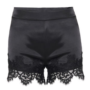 Wholesale Custom Elegant Solid Color <b>Lace</b> Trim Low Waist Board Shorts Waterproof & Breathable - Product Image 6