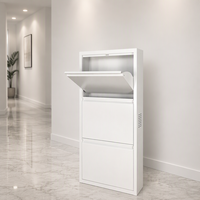 Meuble à chaussures en acier, étagère de rangement pour chaussures, armoire à chaussures domestique, meuble de rangement métallique pour chaussures