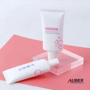 D35mm Flat Oval Tube Sunscreen Face Wash Lotion Containers Cosmetics Mini Hand Cream Lotion Customized Packaging Customize 4g