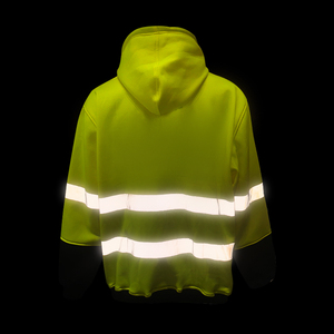 WANXIAO <strong>Hi</strong> <strong>Vis</strong> Hoodie Safety Wear Sweatshirt Hoodie Jacket High Visibility Safety Pullover Sweatshirt <strong>Top</strong> - Product Image 5