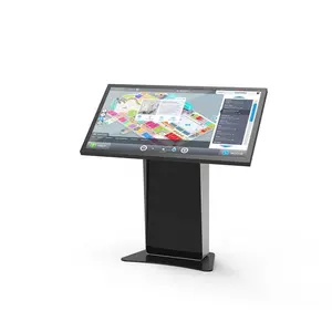 43" Android Indoor Interactive Floor Stand Touch Screen Information Kiosk