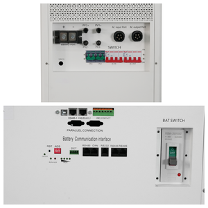 Three-phase All-in-one LiFePO4 Off-grid Mobile Home Lithium Battery 51.2V 20-30kWh 10kW/12kW Inverter IP54 Protection RS485 - Product Image 4