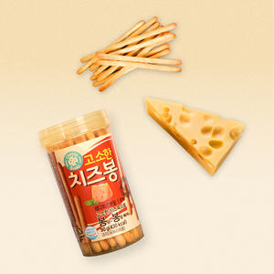 Bâtonnets de biscuits saveur fromage 80g, cuits au four, riches en fromage, collation équilibrée sucrée et salée, collation pour enfants, texture moelleuse, aliment portable - Product Image 3