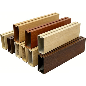 吊顶U型方形铝金属条形墙板吊顶砖 - Product Image 5