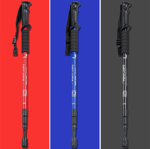 Bâtons de travail d'escalade légers à 3 sections de haute qualité, bâtons de trekking télescopiques en aluminium 6061 - Product Image 6
