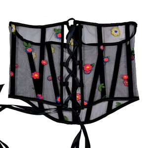 Wholesale New Flower Shapewear <b>Corset</b> Butterfly Print <b>Bone</b> Dress Wedding Base <b>Corset</b> Women Waist Busier - Product Image 1