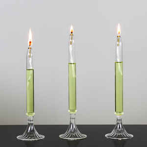 Bán buôn độc đáo vimineous Kính nến chủ rõ ràng người giữ ngọn nến thủy tinh cho đám cưới trang trí nội thất - Product Image 2