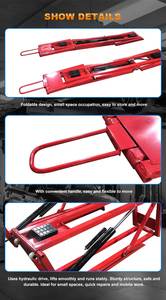 HuaTong 2.8t <strong>Auto</strong> Mobile Portable Car Scissor Mini Lift Double Cylinder Hydraulic Quick <strong>Jack</strong> for Home Use - Product Image 3