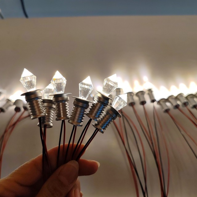 LED Mini Spotlight 12V Embedded Opening 13mm Ceiling Starry Sky Atmosphere RGB Decorative Small Hole Lamp